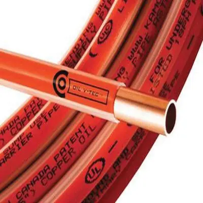 Great Lakes Copper 38125 Tube 1/2 in, 50 ft L, Copper
