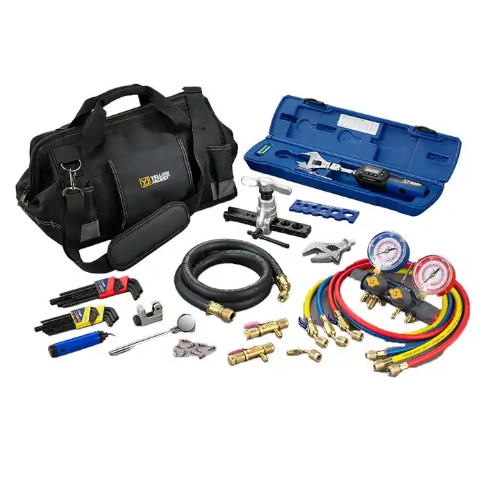 Yellow Jacket 60994 Deluxe Mini-Split Tool Kit R22, R404A, R410A
