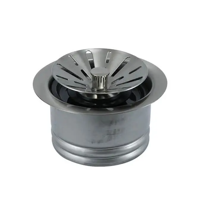 Mountain Plumbing MT212EV/BRS Contemporary Complete Stopper & Strainer Unit Waste Disposer Trim Extended Flange
