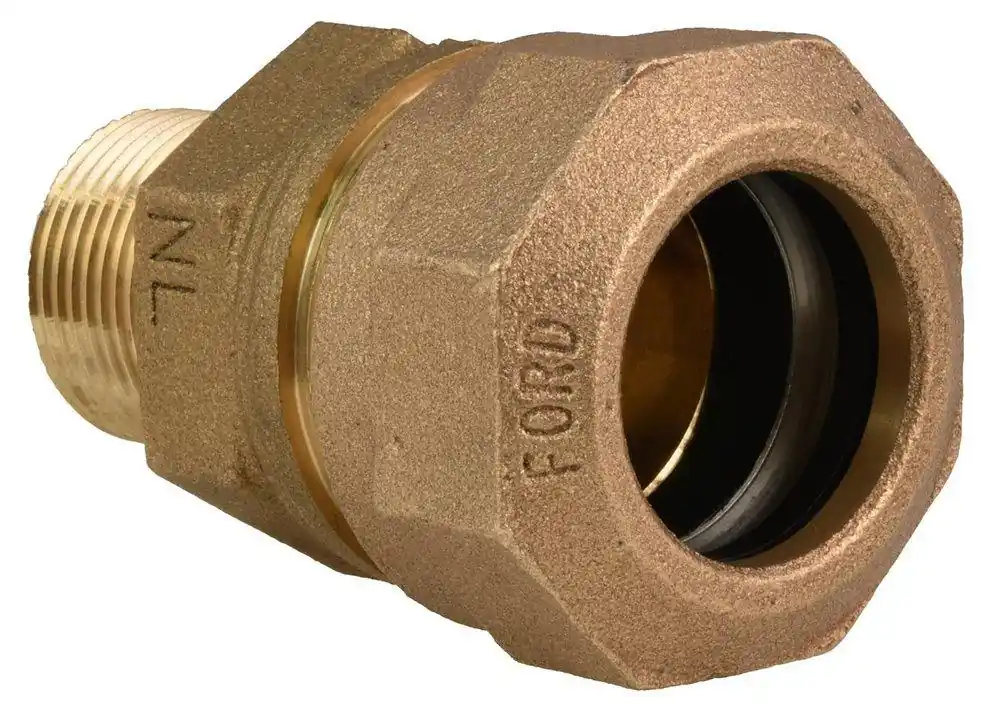 Ford Meter Box C86-33-Q-NL Quick Joint Brass Coupling 3/4 in.