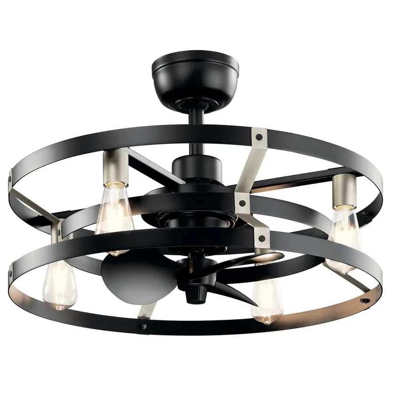 Kichler Lighting 300040SBK Cavelli Ceiling Fan 25 inch