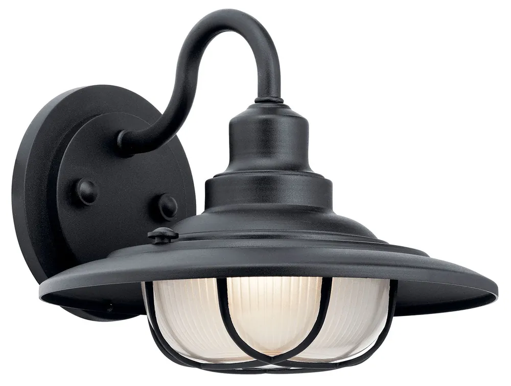 Kichler Lighting 49691BKT Harvest Ridge Outdoor Wall Light 75W (11-in W x 9-in H x 11.5-in D)