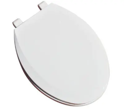 Plumbtech 204-00 Elongated Plastic Toilet Seat