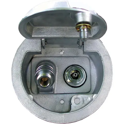 Woodford RB65P-12 Model RB65 12 inches Round Boxed Anti-Siphon Auto Draining Freezeless Wall Hydrant