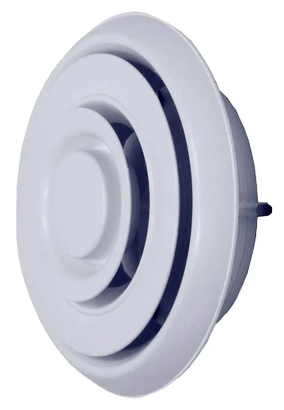 Easy Air EAG6CPU Residential Ceiling Diffuser 6 in White Plastic