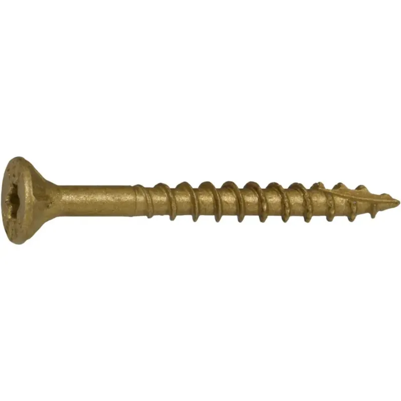 Midwest Fastener 50751 #9 x 1-3/4 inches Tan XL1500 Coated Star Drive Bugle Head Saberdrive Deck Screws