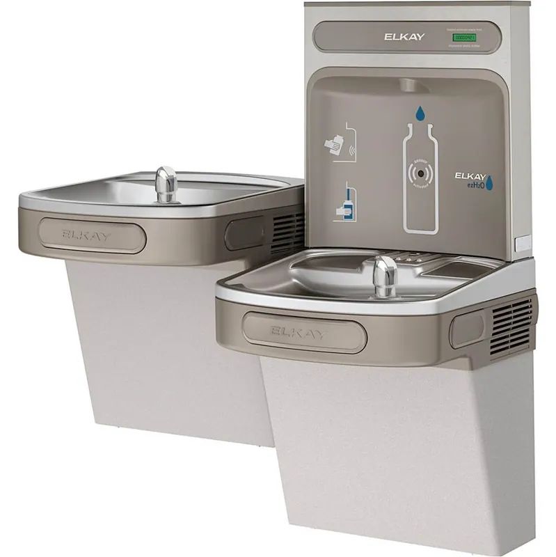 Elkay EZSTL8WSVRLK ezh2o bi-level water bottle filling station 8 gph vr bubbler