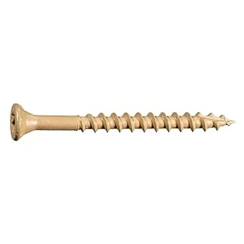 Midwest Fastener 55362 Deck Screw #8 Thread 2 in L Star Drive 6