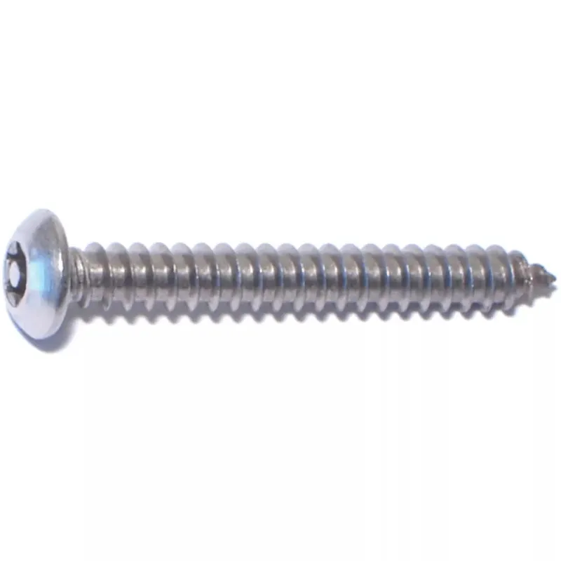 Midwest Fastener 77746 Screw #10 1-1/2 in Coarse Thread Button Head Star Drive
