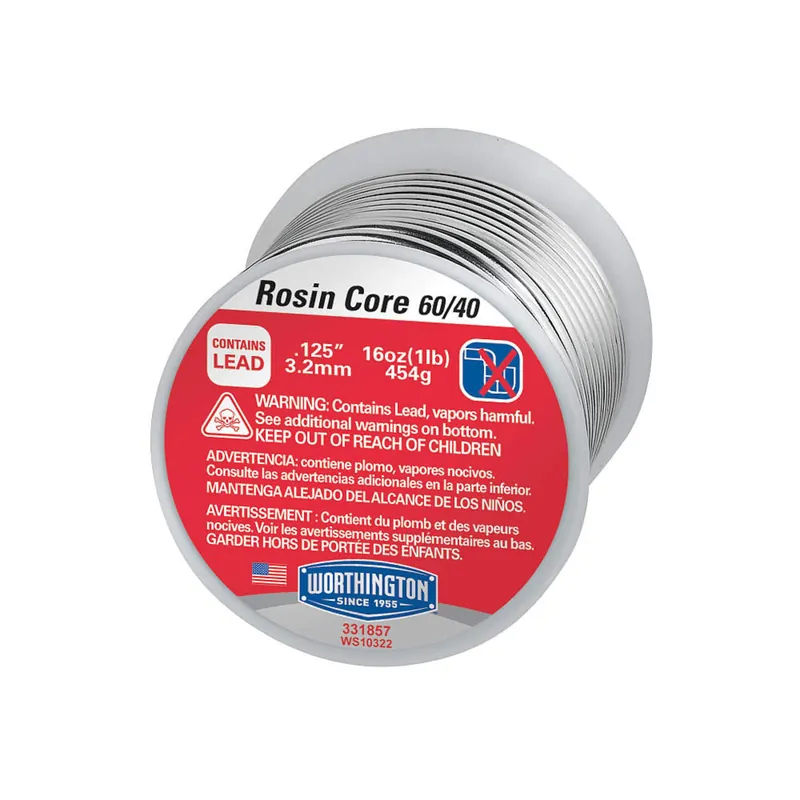 Harris 331857 Solder Wire 60/40 1/8 in x 1 lb