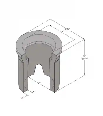 Christy F08BOX F08 round enclosure
