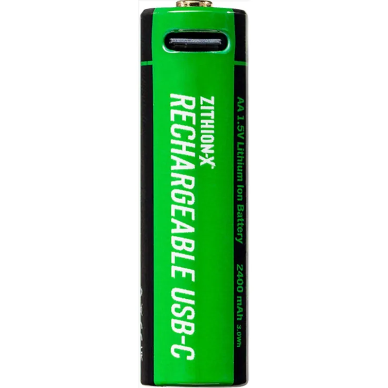 Coast Products 31007 Zithion-X AA Rechargeable Lithium-Ion Batteries with USB-C (4-Pack)
