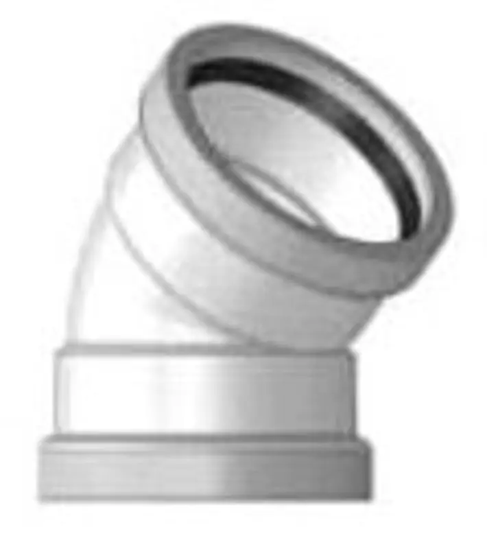 Plastic Trends 508 8 in PVC SDR 26 Elbow G X G (1/8 Bend)