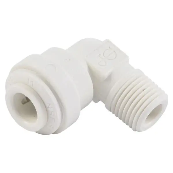 John Guest PP480821W-US Fixed Elbow 1/4 OD 1/8 NPTF