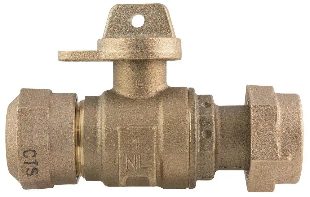 Ford Meter Box B43-444W-Q-NL Ball Meter Valve 1 in.
