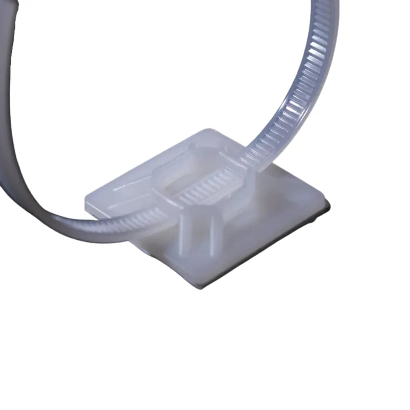 Wiringpro CTMBR1-0-Q .99 inches Rubber Adhesive Cable Tie Mounting Bases, Natural, 25/Package