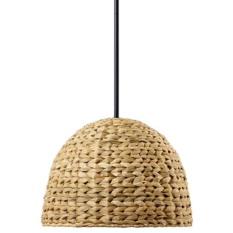 Kichler Lighting 44399BK Raffiana Pendant 60 W (14 inches H x 18 inches DIA)