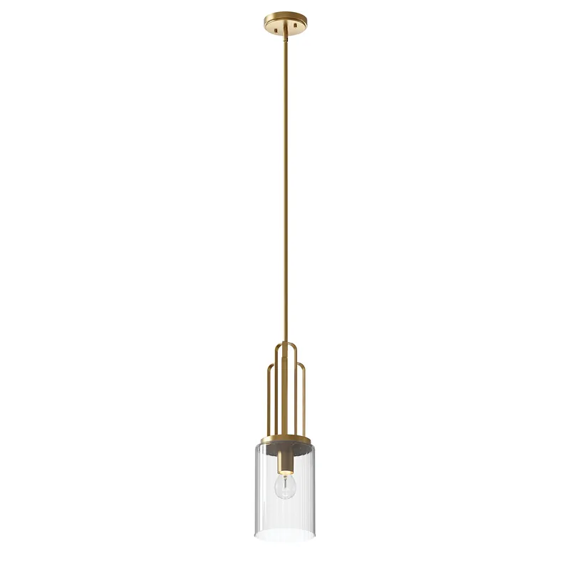 Kichler Lighting 52414BNB Kimrose 1 Light Mini Pendant 7 inches W x 23.5 inches H
