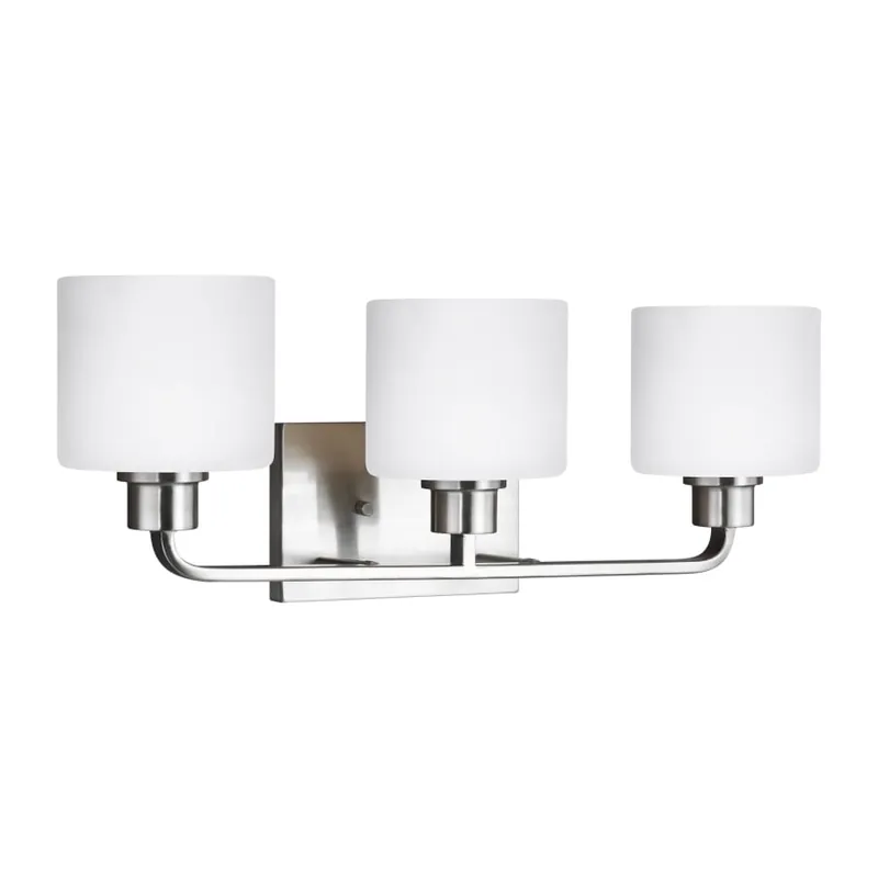 Sea Gull Lighting 4428803-962 Canfield Three-Light Wall / Bath Vanity Style Lights