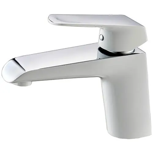 Dakota Dsf-32bsh00wcr Keira 6 5/8 Inch Deck Mount Bathroom Faucet