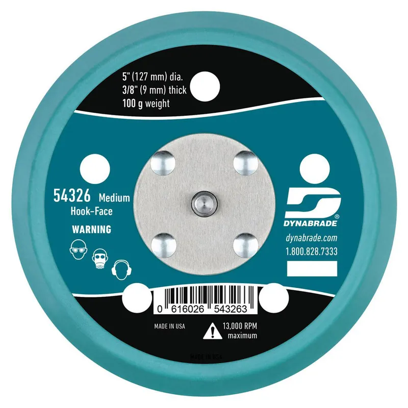 Dynabrade 54326 Hook-face Sanding Pad Urethane 5/16-24