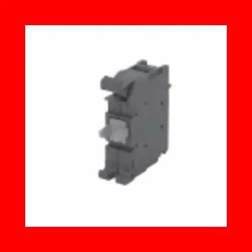 Sprecher & Schuh D7-X10 Contact Block 10 A, 1NO, 690 V, Auxiliary, Front Mount Screw Terminal, Replaces 800F-X10