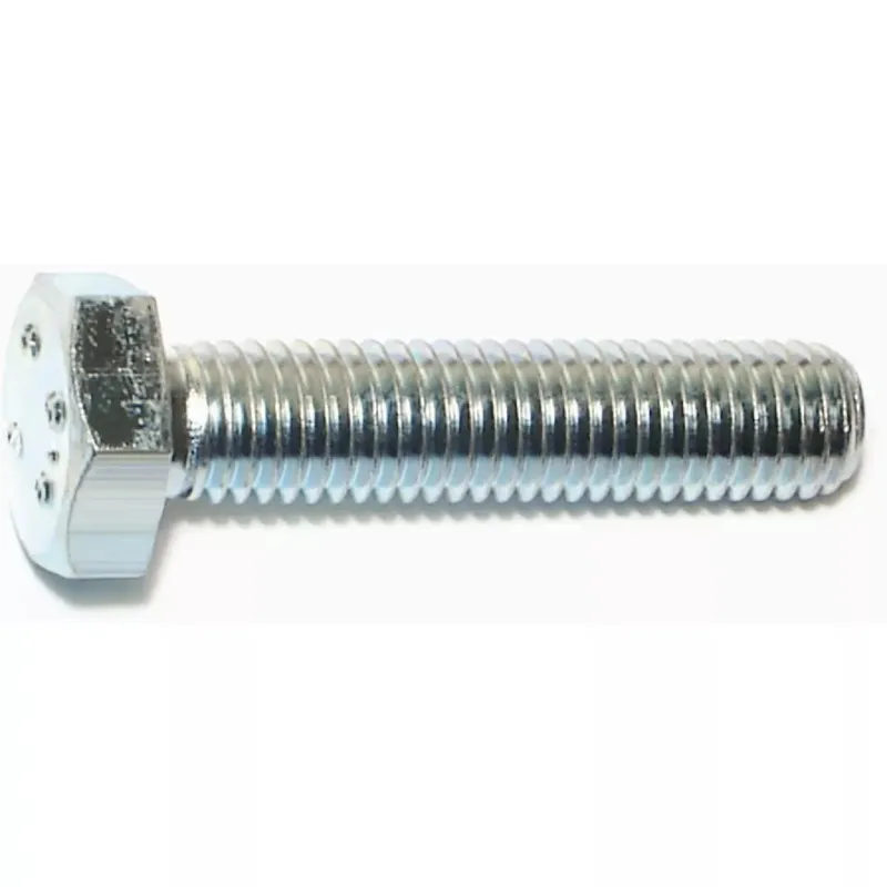 Midwest Fastener 50465 Hex Cap Screw M10x1.5 Thread, 45 mm OAL, 8.8 Grade, Steel, Zinc, Coarse Thread, 25/PK