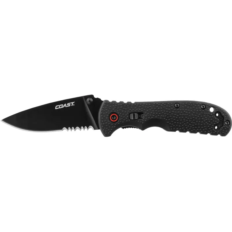 Coast RX300 Knife 3 inches Stainless Steel Knife w/ Blade Assist Technology