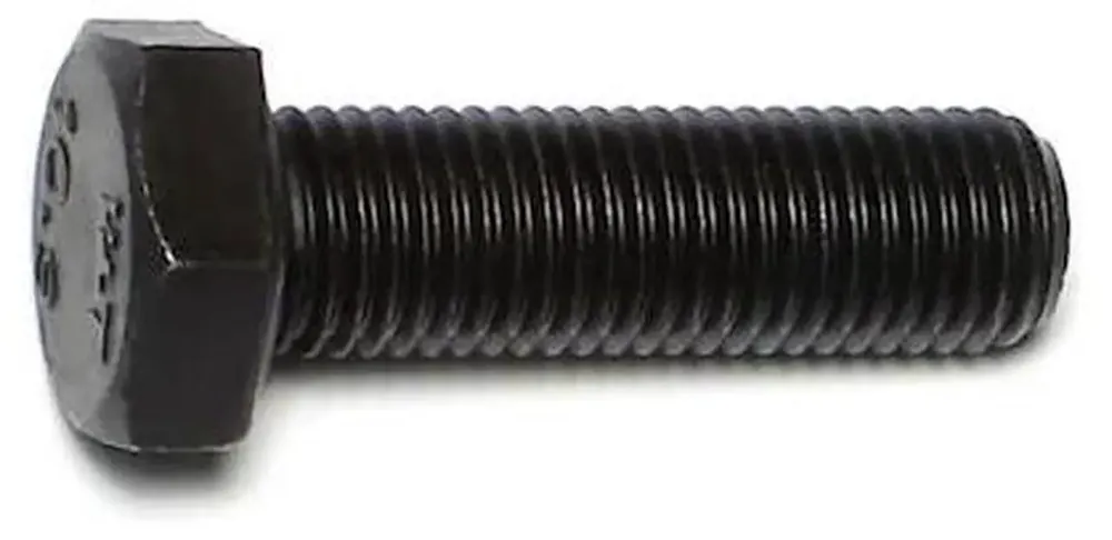 Midwest Fastener 73942 Class 10.9, M12-1.50 Hex Head Cap Screw, Plain Steel, 40 mm L, 4 PK