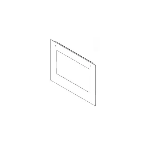 Electrolux 342841147 Door Front Glass Black