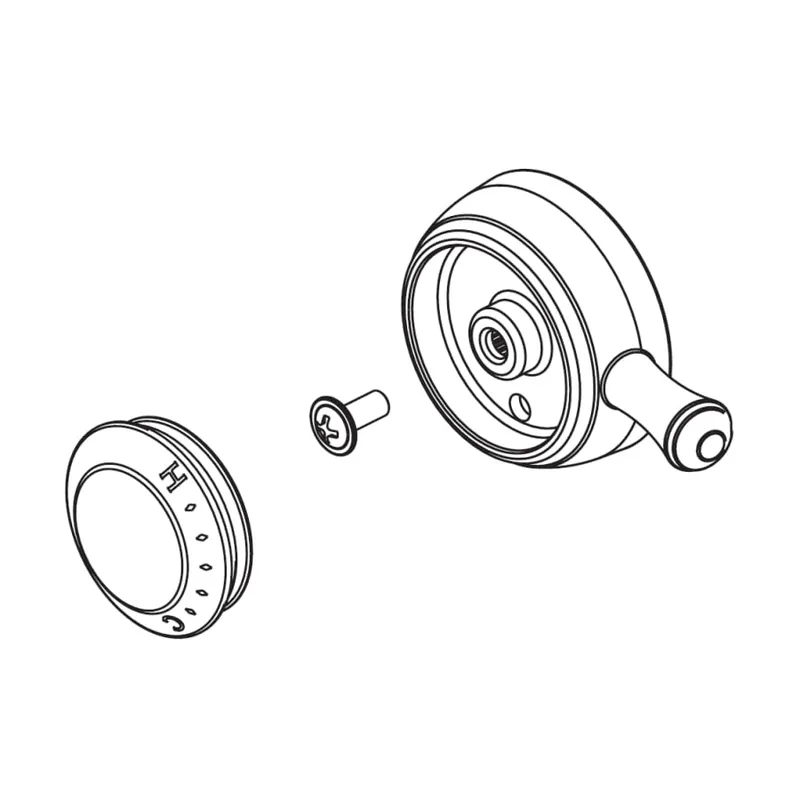 Delta Faucet RP72571 Temperature Knob, Cover & Set Screw