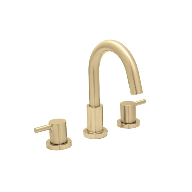Huntington Brass W4580216-14 Euro PVD Satin Brass Widespread Lavatory Faucet