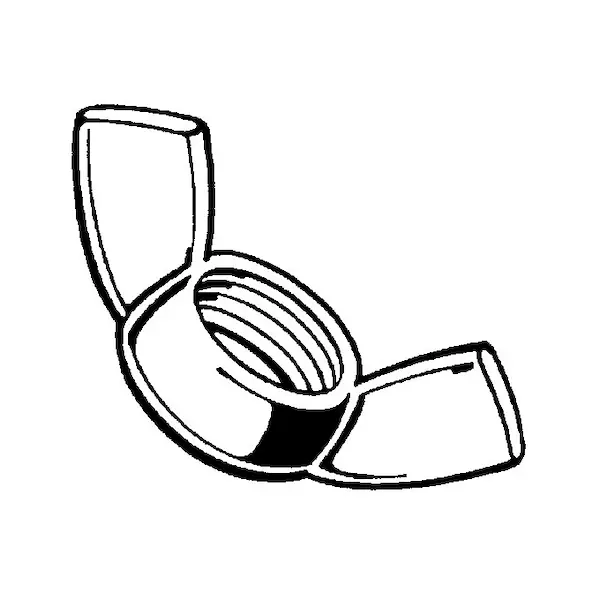 Midwest Fastener 55149 Wing Nut M12-1.75 15 PK