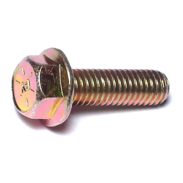 Midwest Fastener 50332 Grade 8 Flange Bolt 3/8 inches-16, 1-1/4 in L, 50 PK