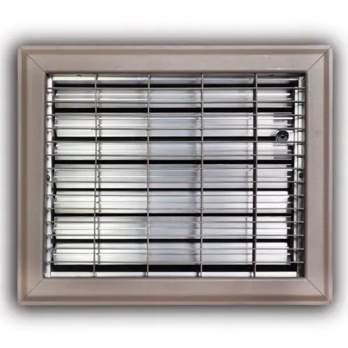 Truaire 154O08X08 Grate Steel Aluminum Opposed Blade Damper 8 inches x 8 inches