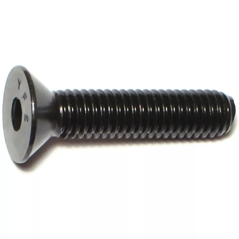 Midwest Fastener 72285 Cap Screw 3/8-16 Thread 1-3/4 in L Coarse Thread Flat Head Hex Socket Drive
