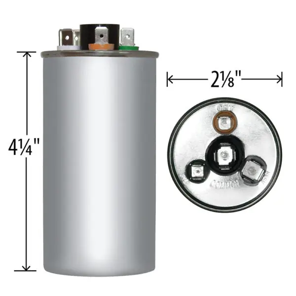 American Radionic USA2232 Run Capacitor 40+7.5 MFD x 370/440