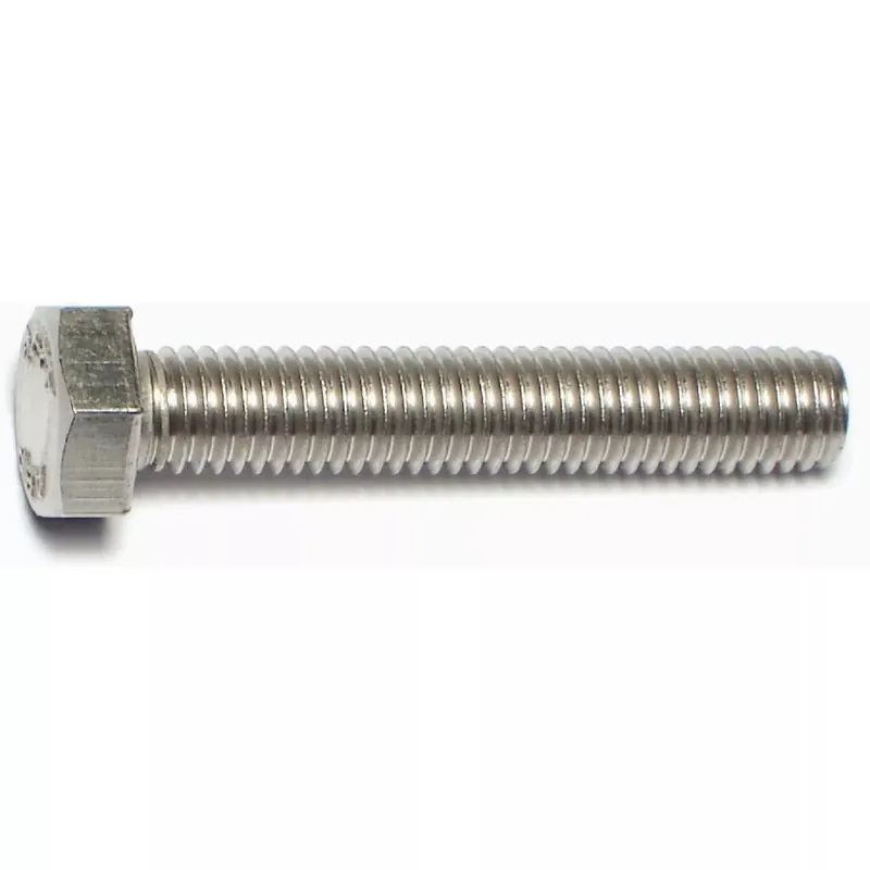 Midwest Fastener 55172 Hex Cap Screw M8x1.25 Thread 45 mm OAL Stainless Steel Metric Measuring Coarse Thread