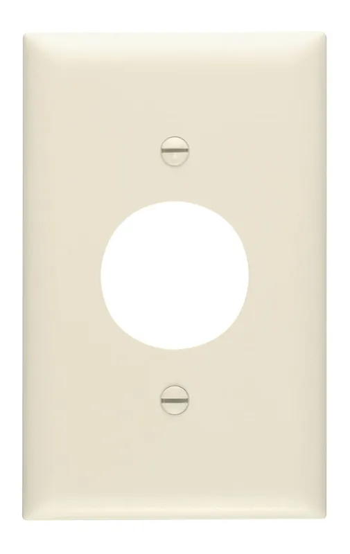 Legrand TP7-LA TradeMaster 1-Gang Nylon Wall Plate Single Receptacle Opening
