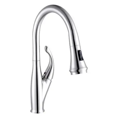 Dakota DSF-18KPO00CR Signature 16 1/2 Inch Single Hole Pull-Down Kitchen Faucet