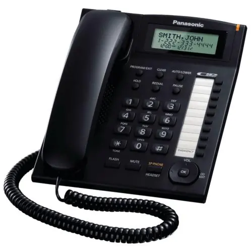 Panasonic kx-ts880b Single Line Corded Phone