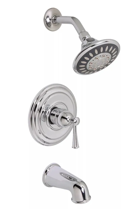 Huntington Brass P6382801 Woodbury in-wall balance tub and shower faucet trims