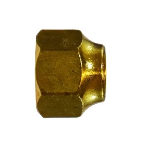 Brass 10039 sae 45° Flare Fitting Short Forged Nut 1/4 inches Female sae 45° Flare
