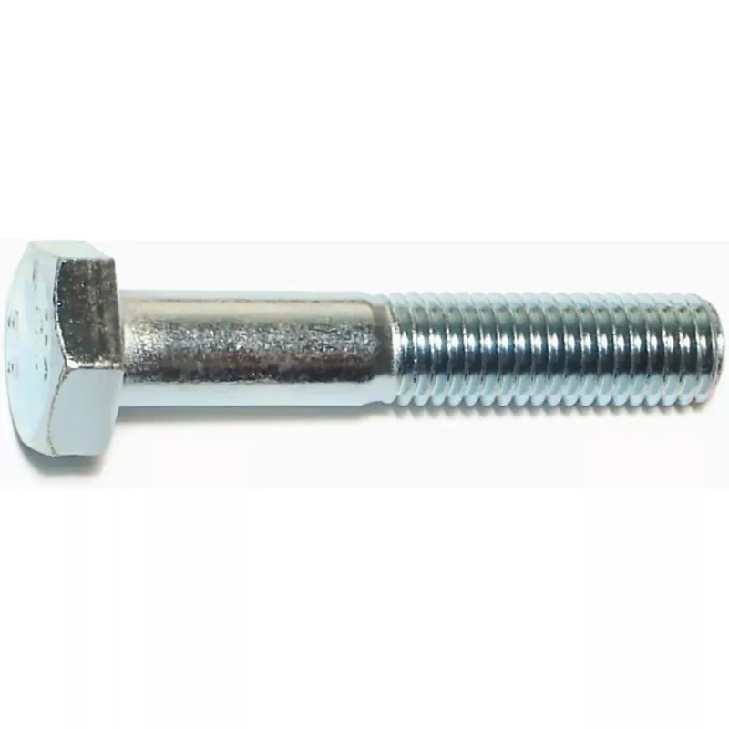 Midwest Fastener 50467 Hex Cap Screw M10-1.5 Thread, 55 mm OAL, 8.8 Grade, Steel, Zinc, Metric Measuring, Coarse Thread