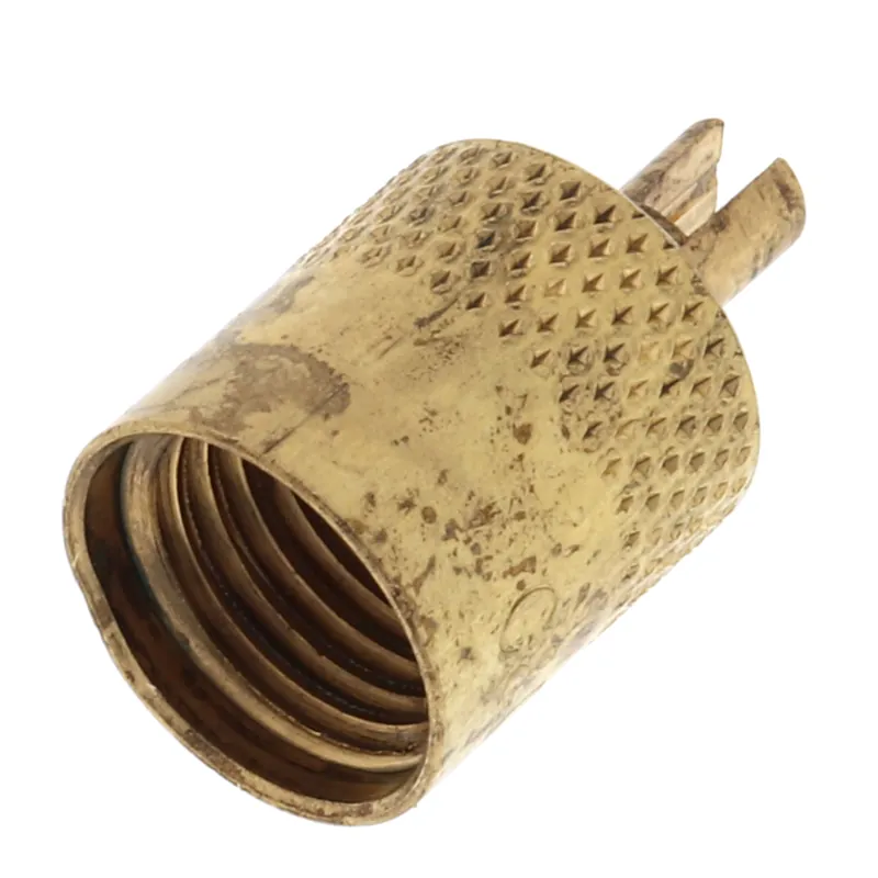 C&D Valve CD2250/6 Flare Brass Round Wrench Cap 6 Pack