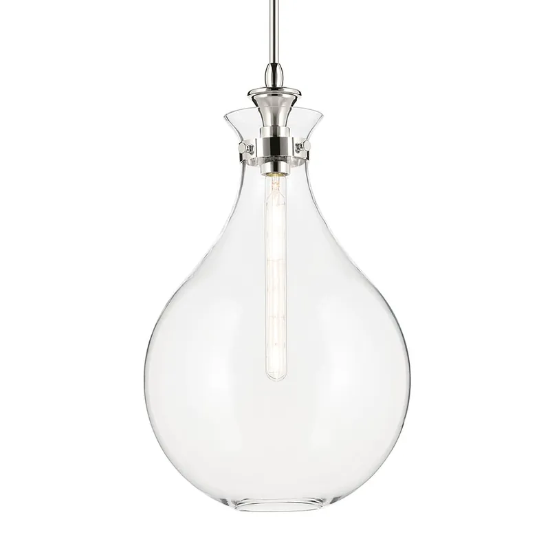 Kichler Lighting 52777PNCLR Laria 1-light Pendant 23.5 inches x 14 inches