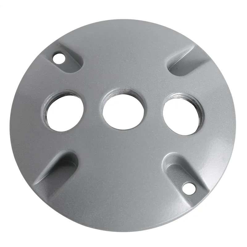Taymac LV330S Round Lampholder Cover 3-Hole 1/2 in.