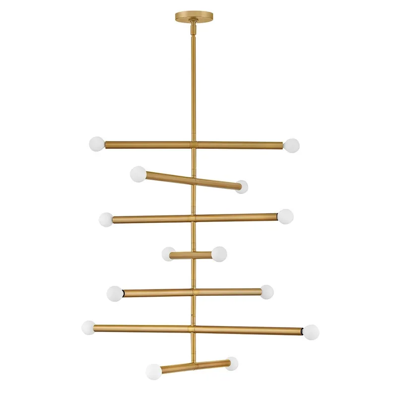 Hinkley 83199BK Millie Large Multi Tier 14-5w Cand. LED, 40w Equiv.