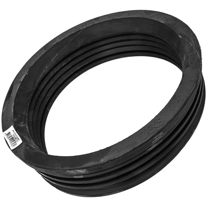 Deks Dxd-44 J-Tite Service Weight Soil Gasket 4 inches One Piece Compression Gasket