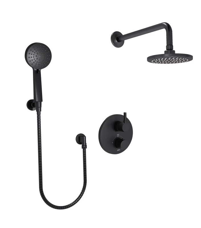 Huntington Brass P6683749 Thermostatic Trim Package In Matte Black replacement P2023199